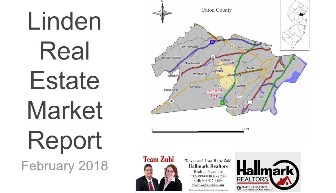 Linden Real Estate Market Report February 2018 Team Zuhl